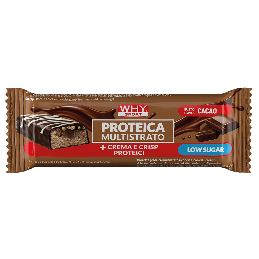 WHY SPORT - PROTEICA MULTISTRATO + CREMA E CRISP PROTEICI 60g