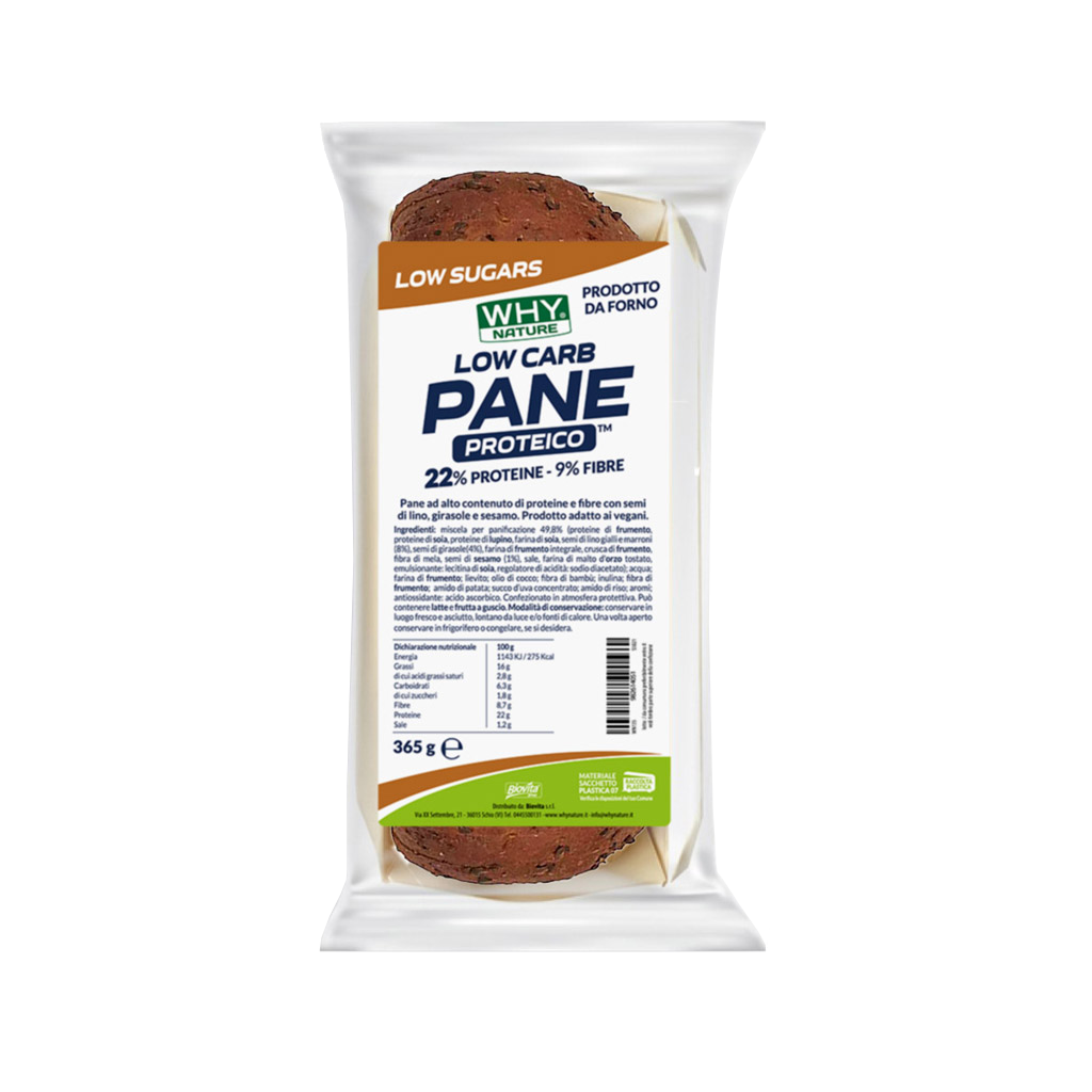 WHY NATURE - LOW CARB PANE PROTEICO 365g