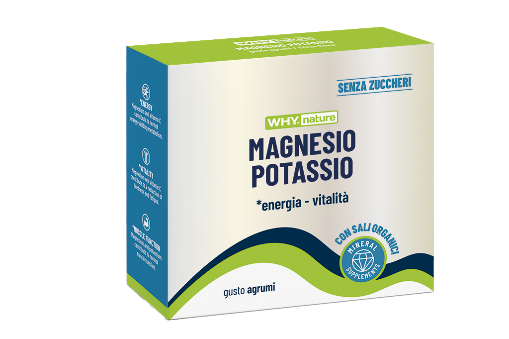 WHY NATURE - MAGNESIO POTASSIO 10 bustine 50gr