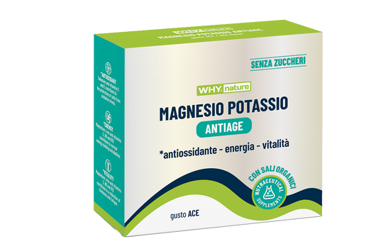 WHY NATURE - MAGNESIO POTASSIO ANTIAGE 10 bustine 50gr