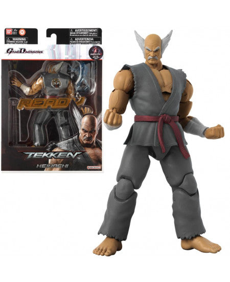 ACTION FIGURE - BANDAI TEKKEN  HEIHACHI 17cm