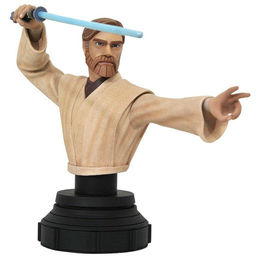 ACTION FIGURE - STAR WARS OBI-WAN KENOBI 1:7 BUSTO 15cm-American Fitness 2.0