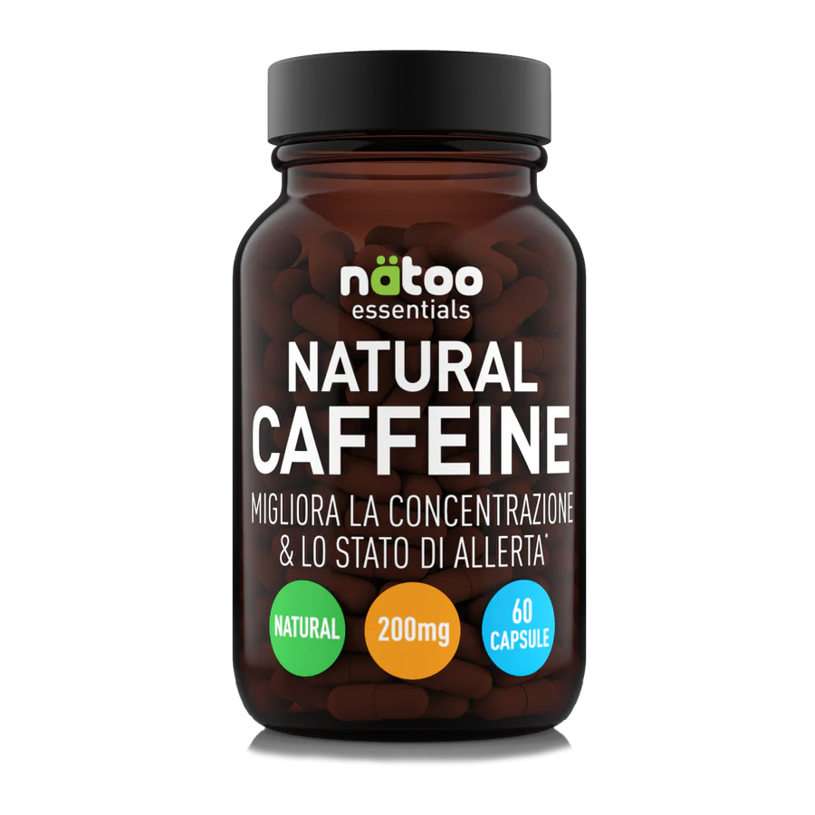 NATOO - NATURAL CAFFEINE 200mg 60cps
