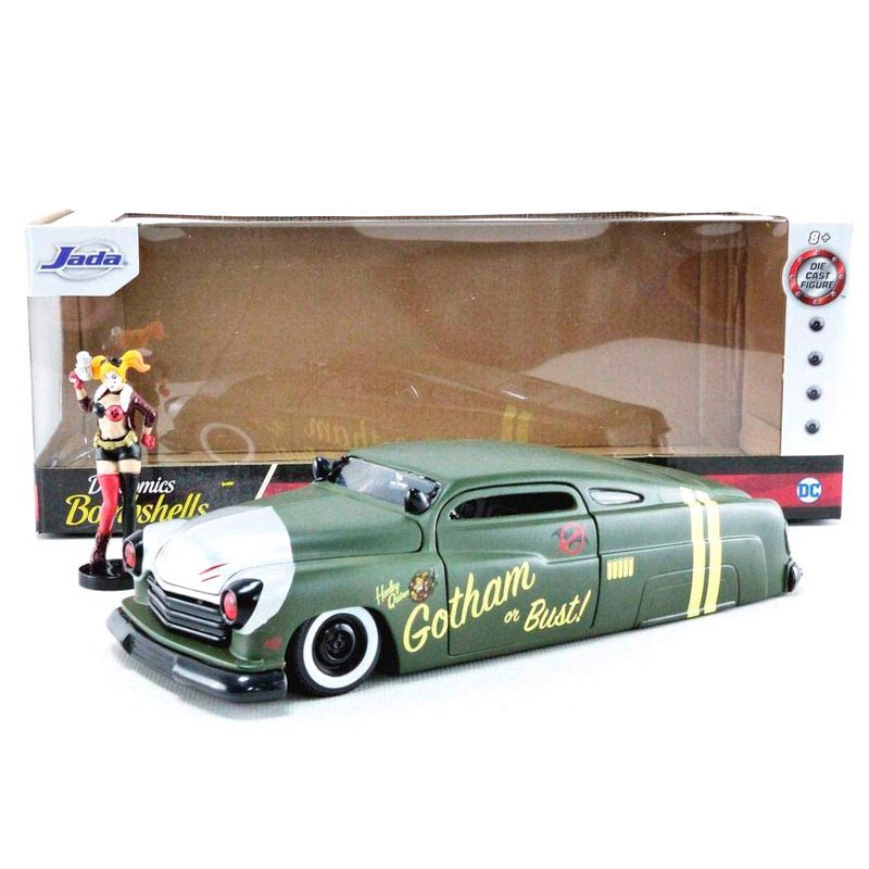 FIGURE - DC BOMBSHELLS HARLEY QUINN CAR-American Fitness 2.0