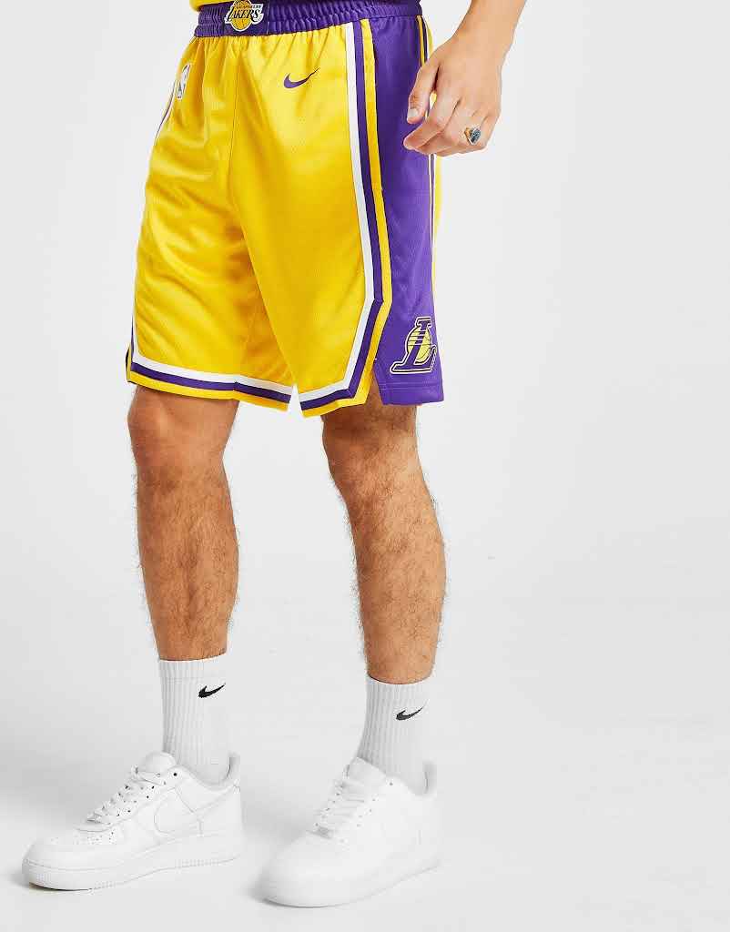NBA-SWINGMAN SHORTS LAKES 09
