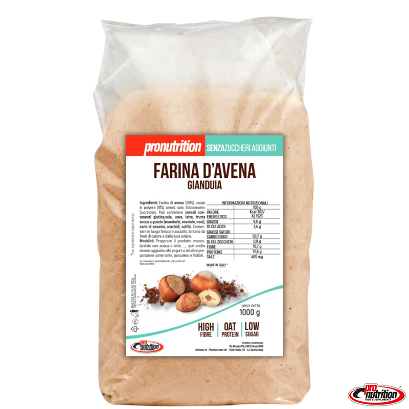 PRO NUTRITION - FARINA D'AVENA AROMATIZZATA 1kg