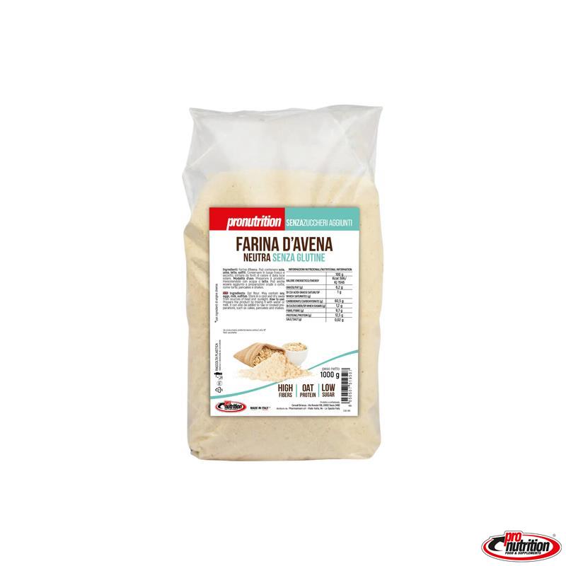 PRO NUTRITION - FARINA D'AVENA AROMATIZZATA SENZA GLUTINE 1kg