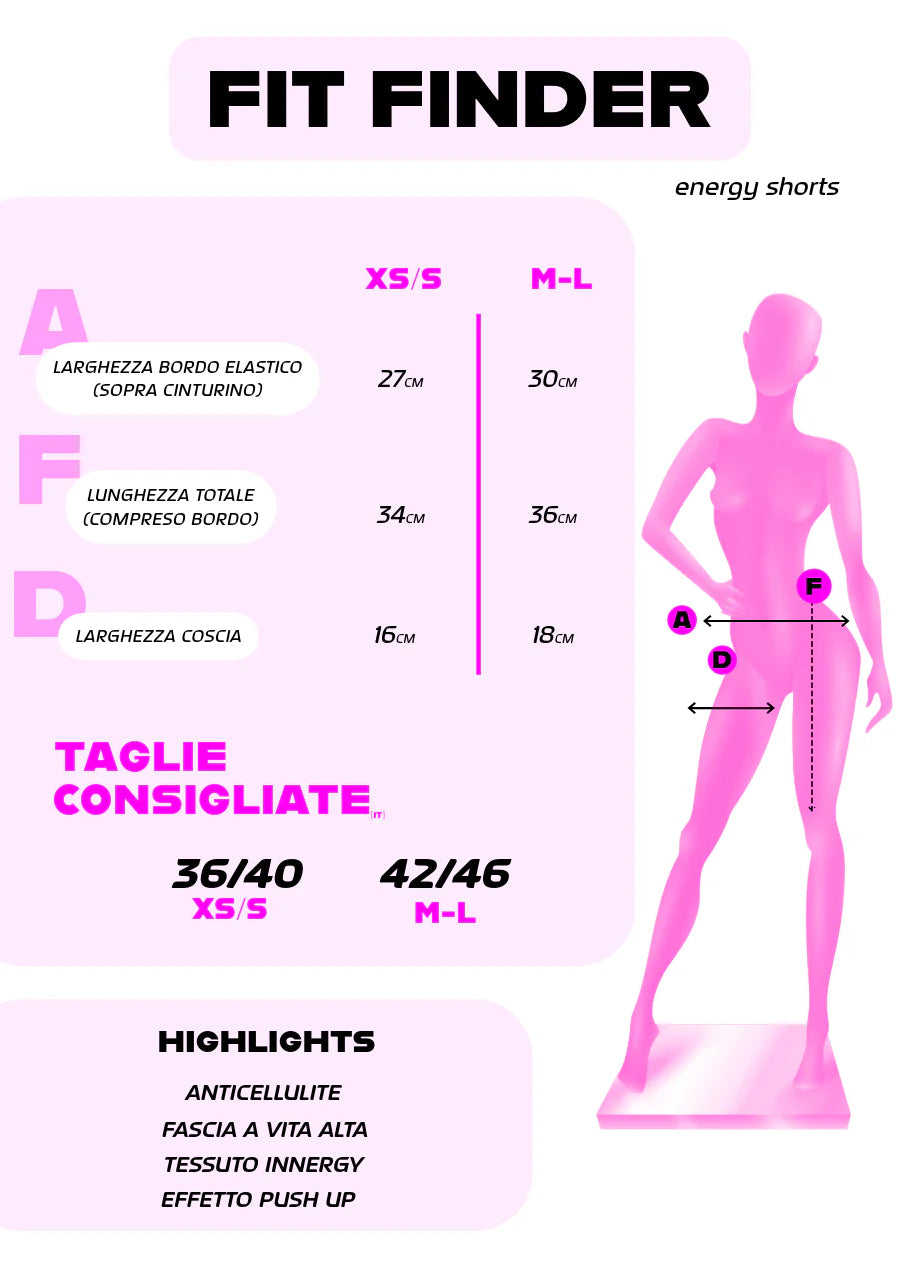 BOMBAFIT - ENERGY SHORTS LEGGINGS
