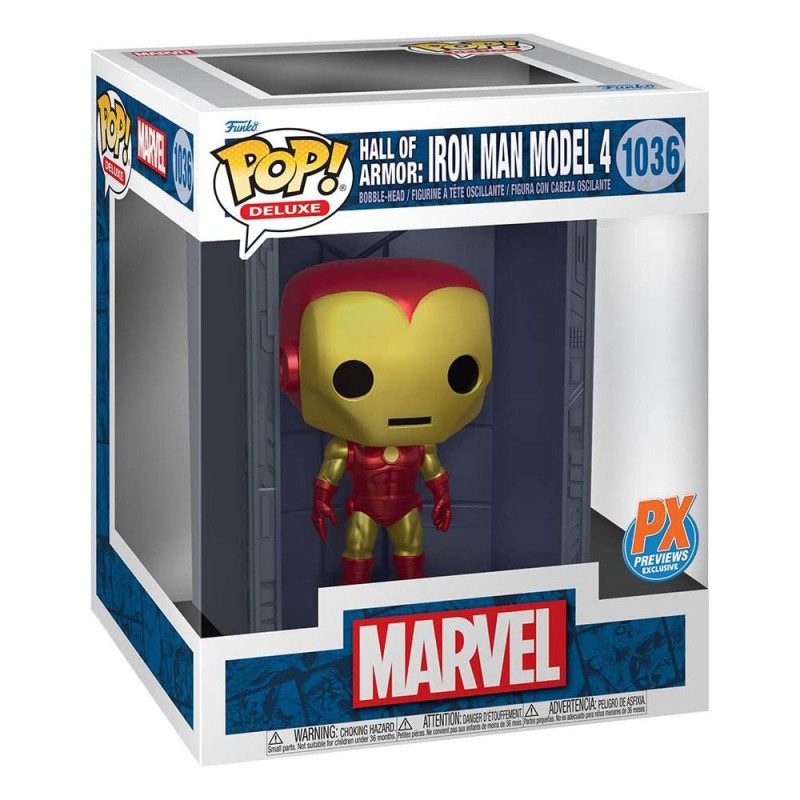 POP FIGURE - MARVEL IRON MAN SALA DELLE ARMATURE MODELLO 4