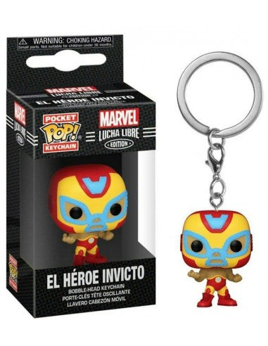 FUNKO POP - PORTACHIAVI MARVEL LUCHA LIBRE 6cm