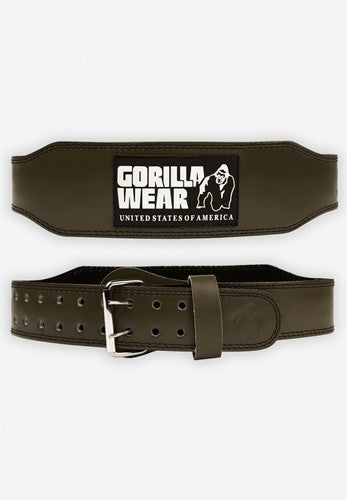 GORILLA - 4 INCH PADDED LEATHER LIFTING BELT