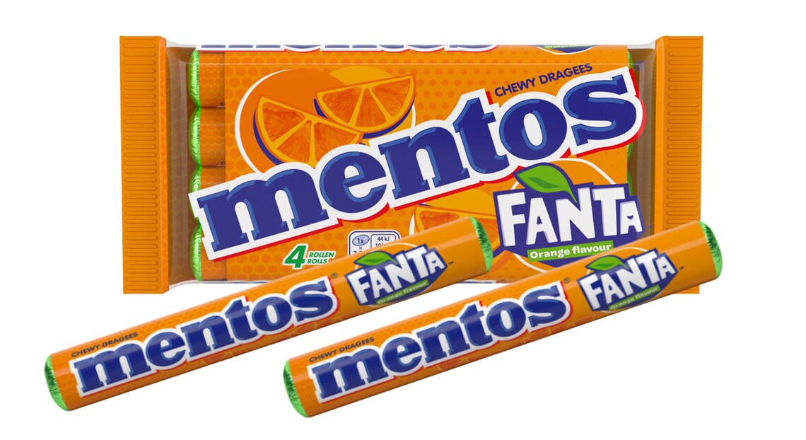 MENTOS - FANTA x3 PACK