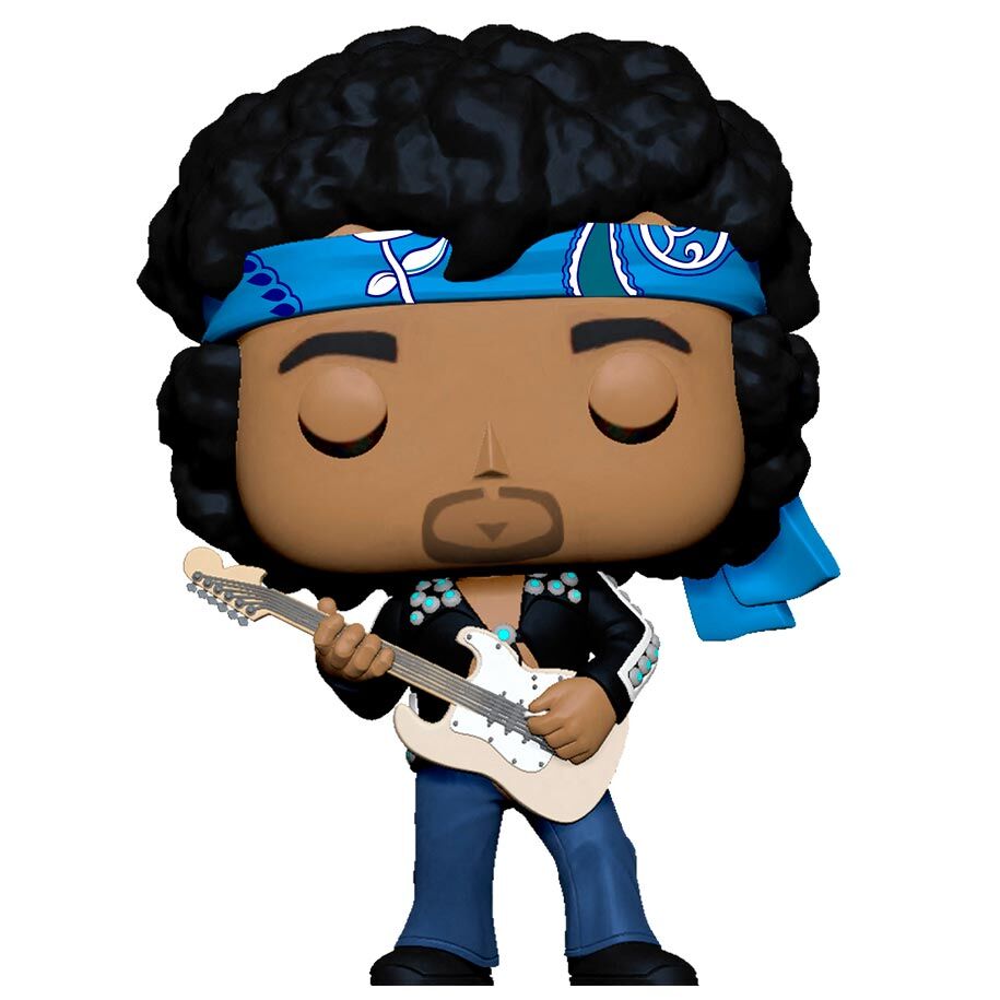 POP FIGURE - JIMI HENDRIX LIVE IN MAUL JACKET 9cm