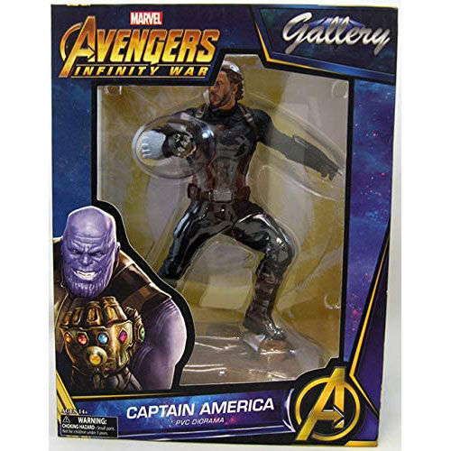 ACTION FIGURE - MARVEL AVENGERS 3 CAPITAN AMERICA 23cm