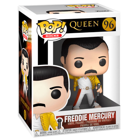 POP FIGURE - FREDDIE MERCURY WEMBLEY 1986 9cm