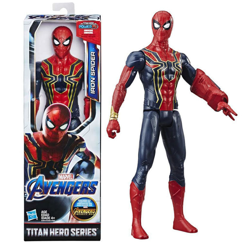 ACTION FIGURE - MARVEL AVENGERS IRON SPIDER TITAN HERO 30cm-American Fitness 2.0