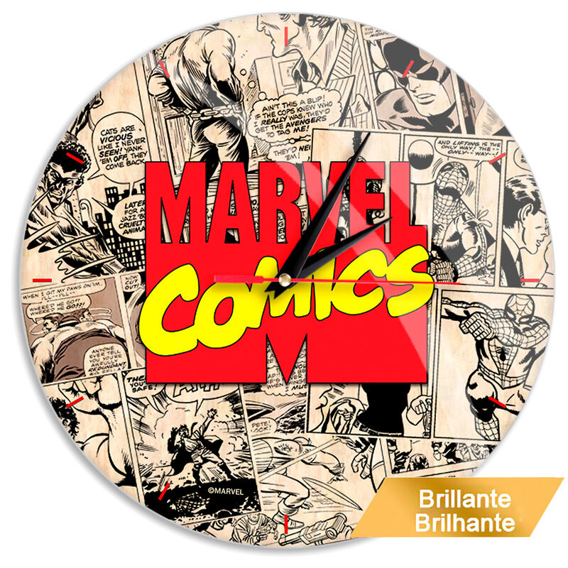 OROLOGIO DA MURO MARVEL COMICS D30,5cm