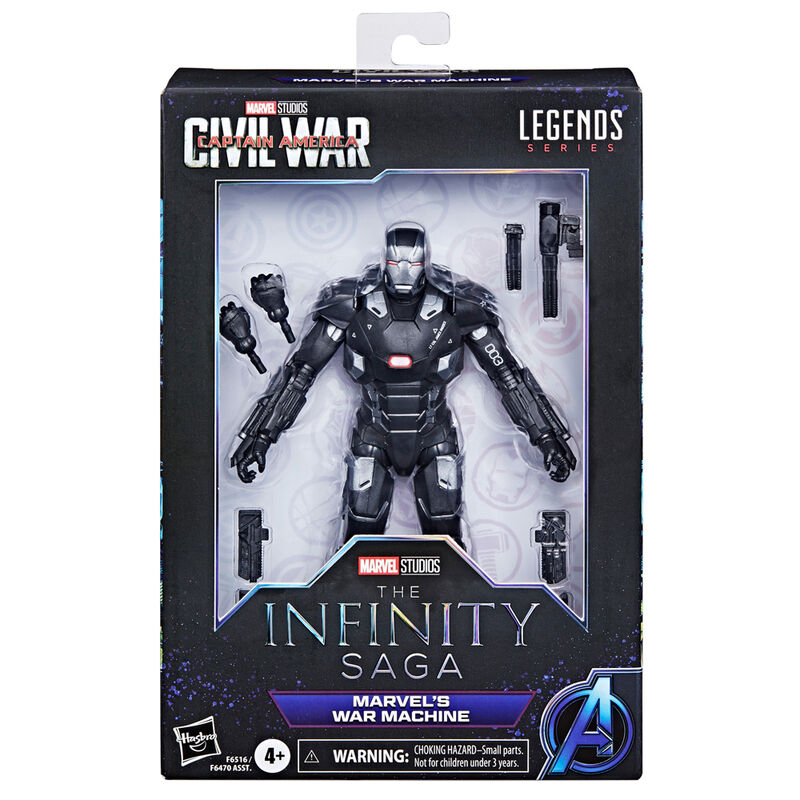 ACTION FIGURE - MARVEL INFINITY CAPITAN AMERICA WAR MACHINE 15cm