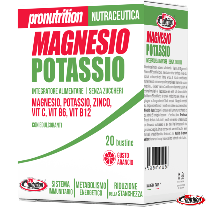 PRO NUTRITION - MAGNESIO E POTASSIO 20bst