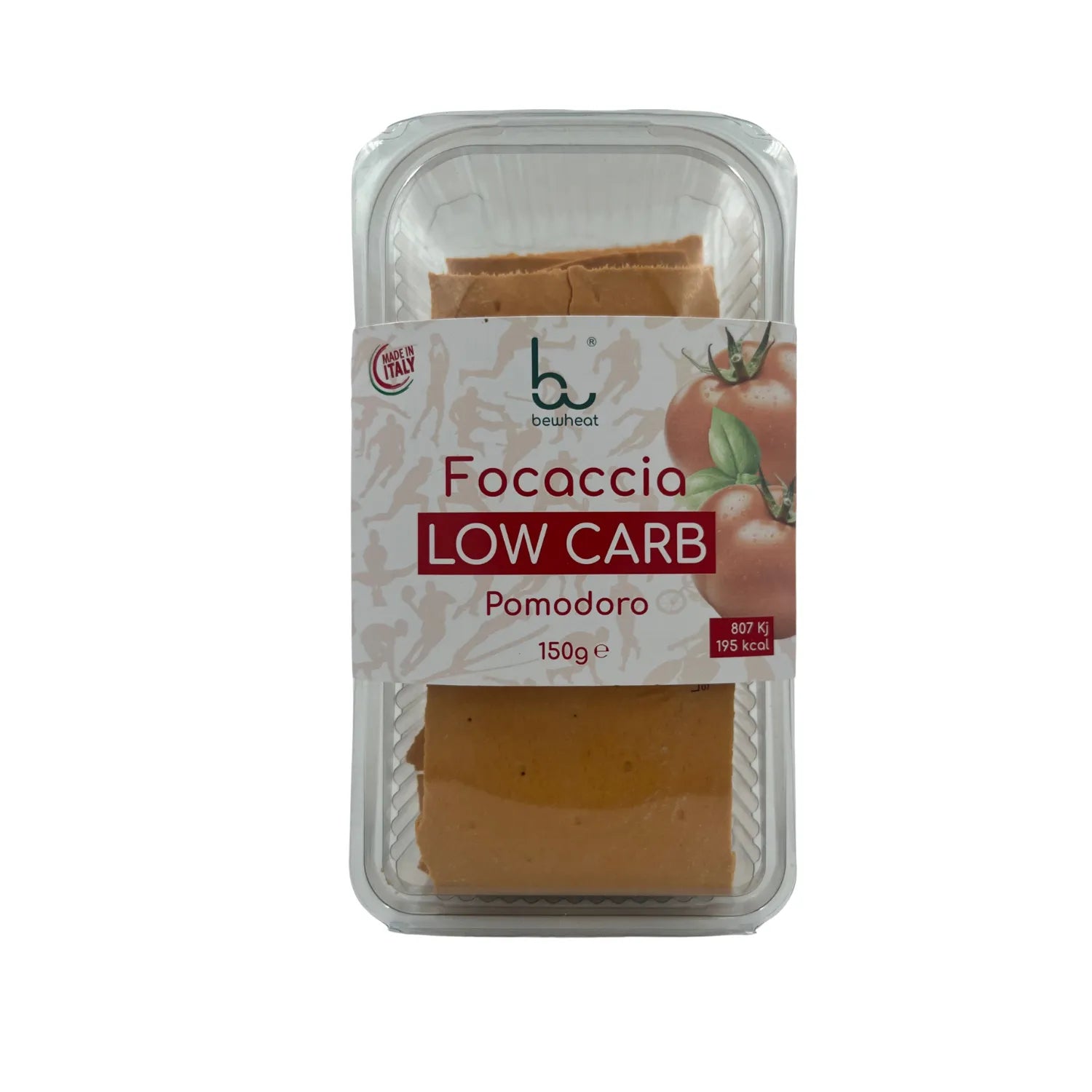BE WHEAT FOCACCIA LOW CARBO 150 G.