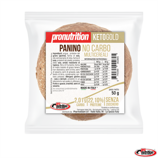 PRO NUTRITION - PANINO KETO NO CARBO MULTICEREALI 50g