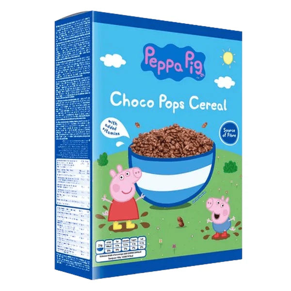 PEPPA PIG - CHOCO POPS CEREAL 375g