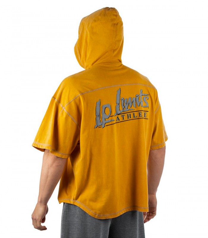 LEGAL POWER - RAG TOP HOODIE "LP LIMITS" STONE WASH