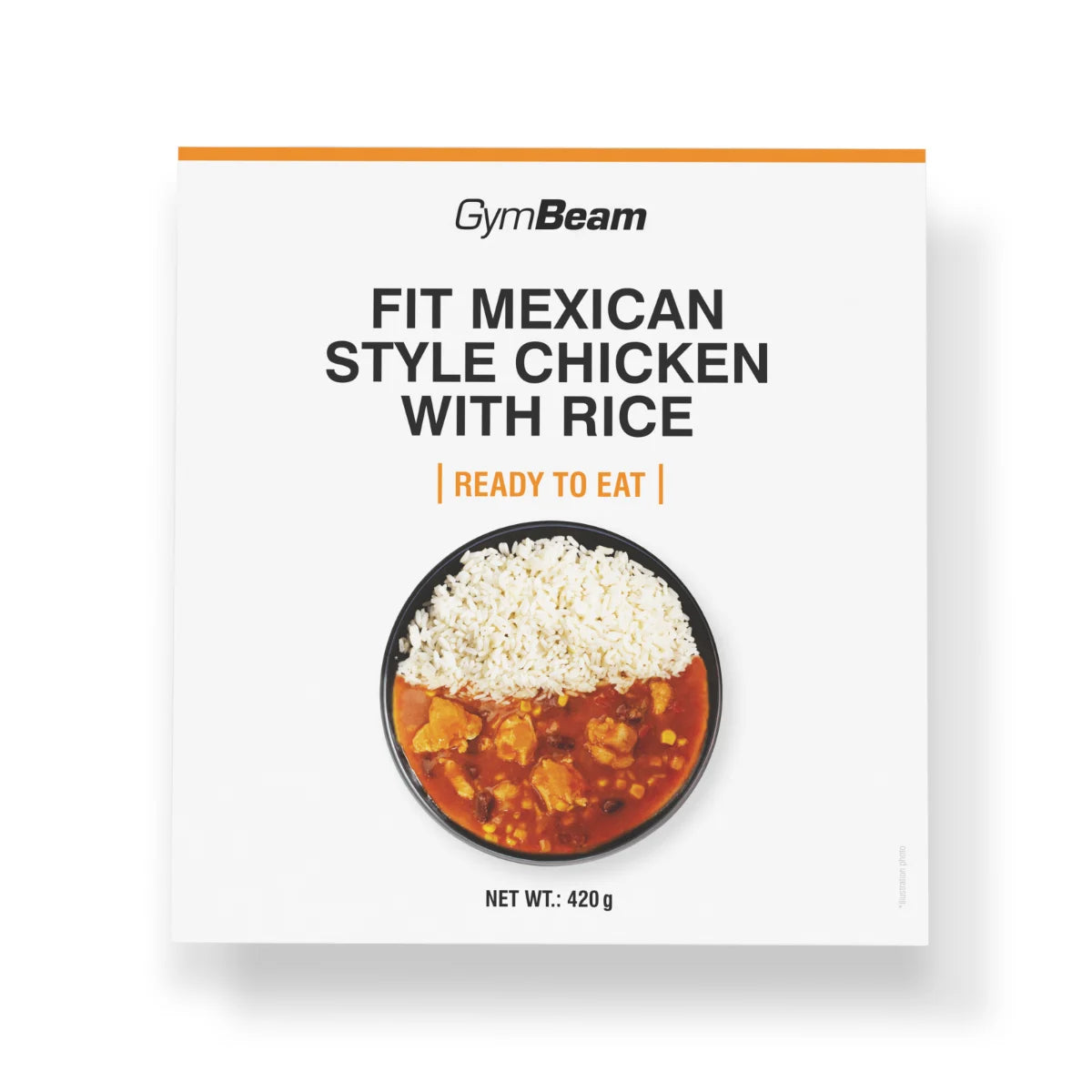 GYMBEAM-POLLO CON RISO 420G.