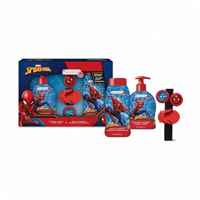 MARVEL SPIDERMAN PISTOLE+SAPONE+SHAMPOO