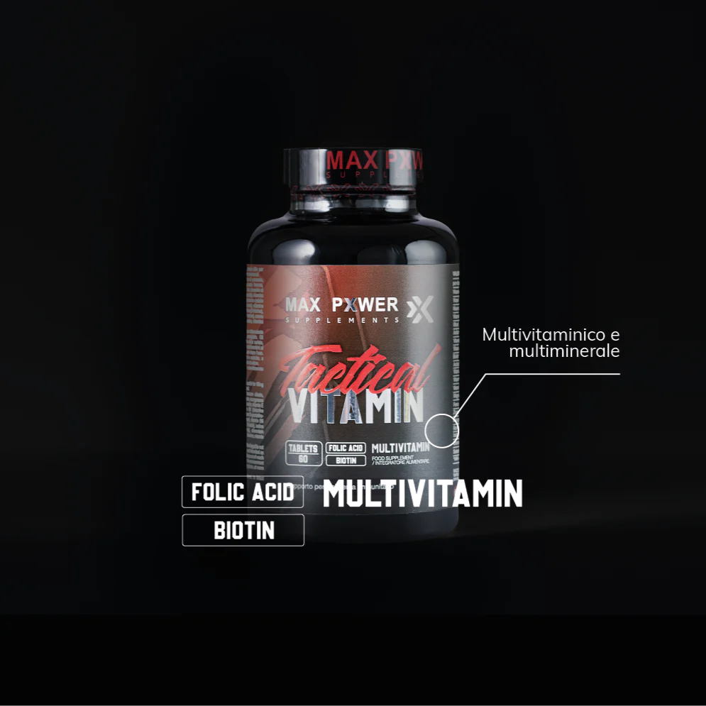 MAX PXWER - TACTICAL VITAMIN - MULTIVITAMINICO 60cps