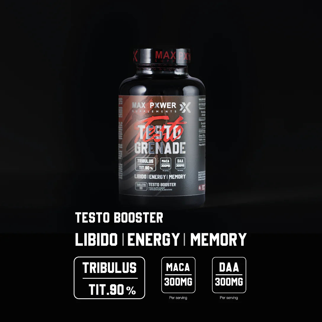 MAX PXWER - TESTO GRENADE - TESTO BOOSTER 90cps