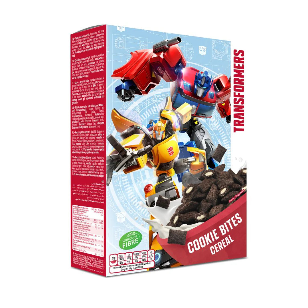 TRANSFORMERS - COOKIE BITES CEREAL 375g