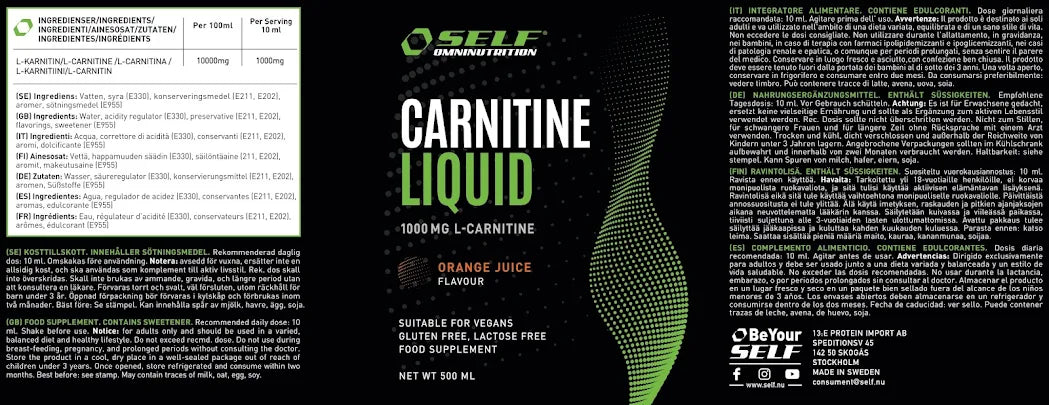 SELF - CARNITINA LIQUIDA 500ml