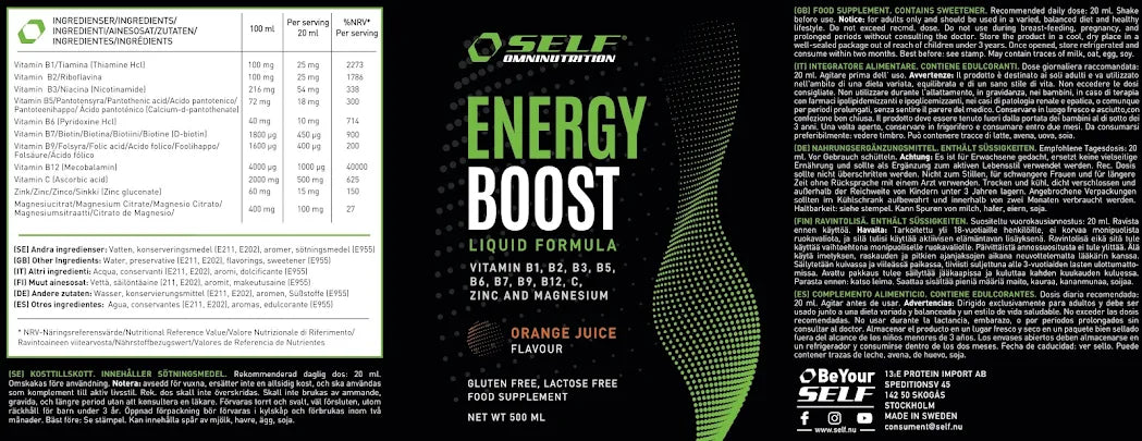 SELF - ENERGY BOOST 500ml