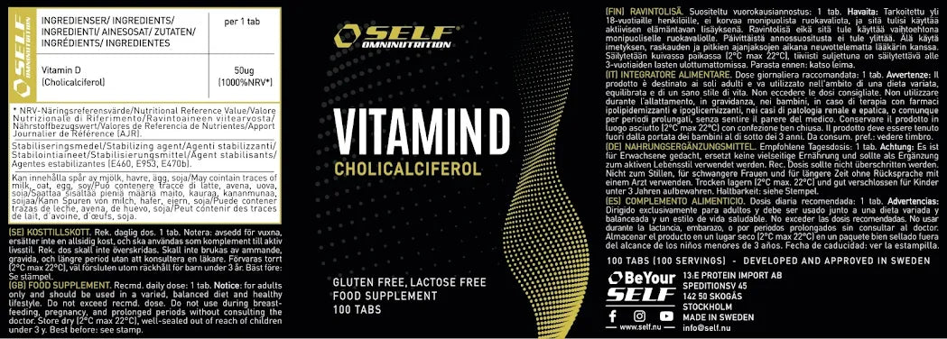 SELF - VITAMIN D 100cps