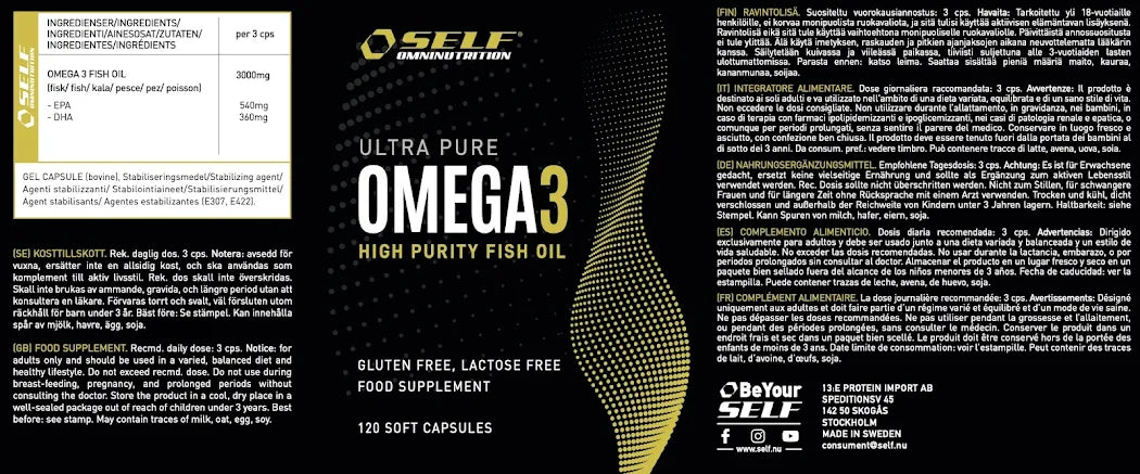 SELF - OMEGA 3 ULTRA PURE 120cps