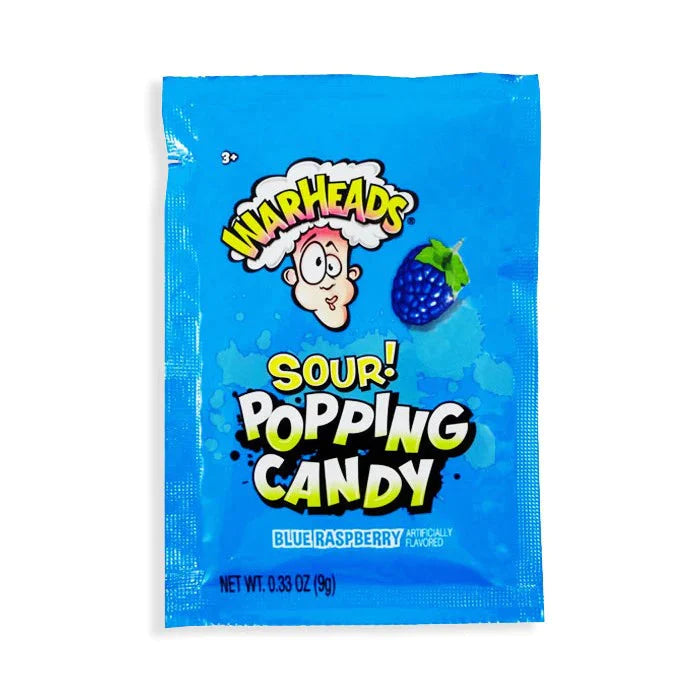 WARHEADS - SOUR POPPING CANDY 9g