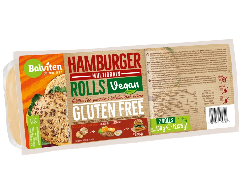 BALVITEN - HAMBURGER PANINO MULTIGRAIN 2X75g